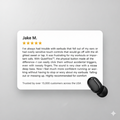 QuietFlow™ Block Noise and Focus Better Anywhere